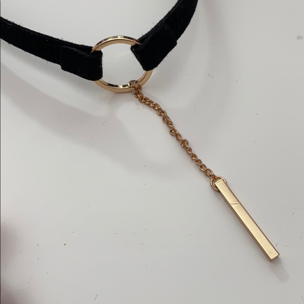 acubi egirl black velvet ring choker - Picture 2 of 4